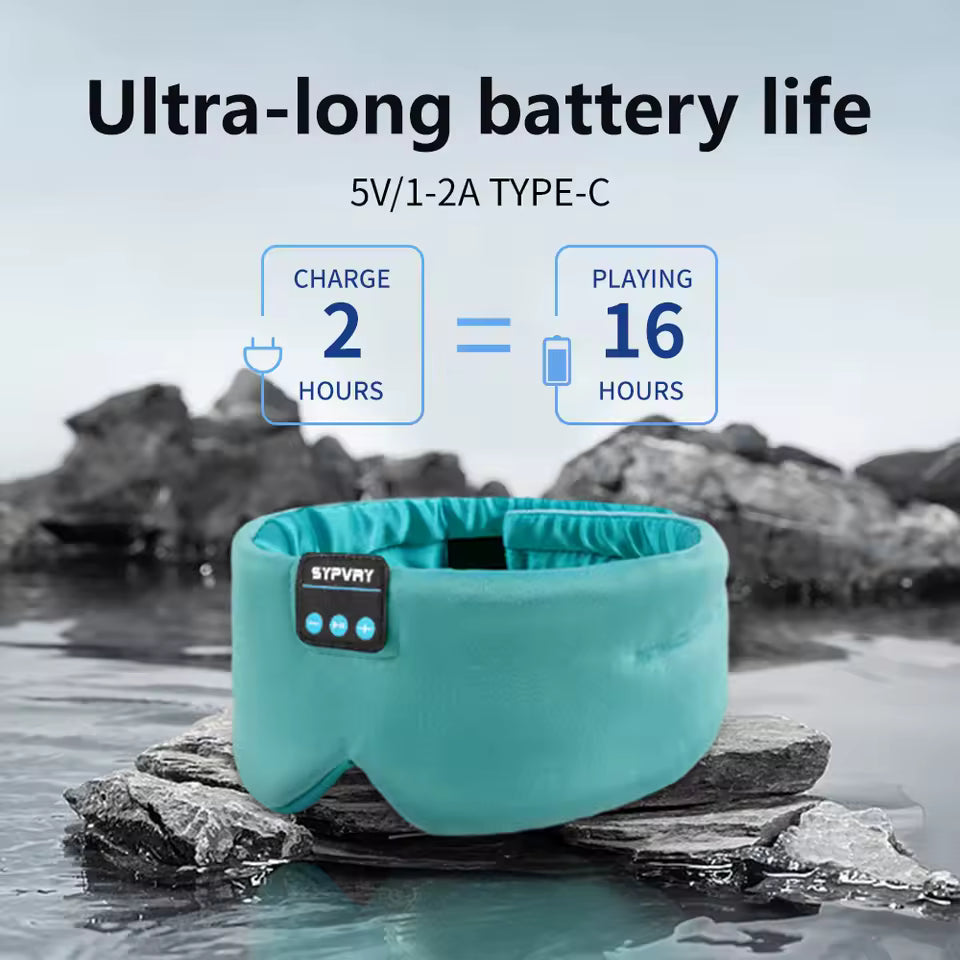 Bluetooth Sleep Mask with Wireless Headphones