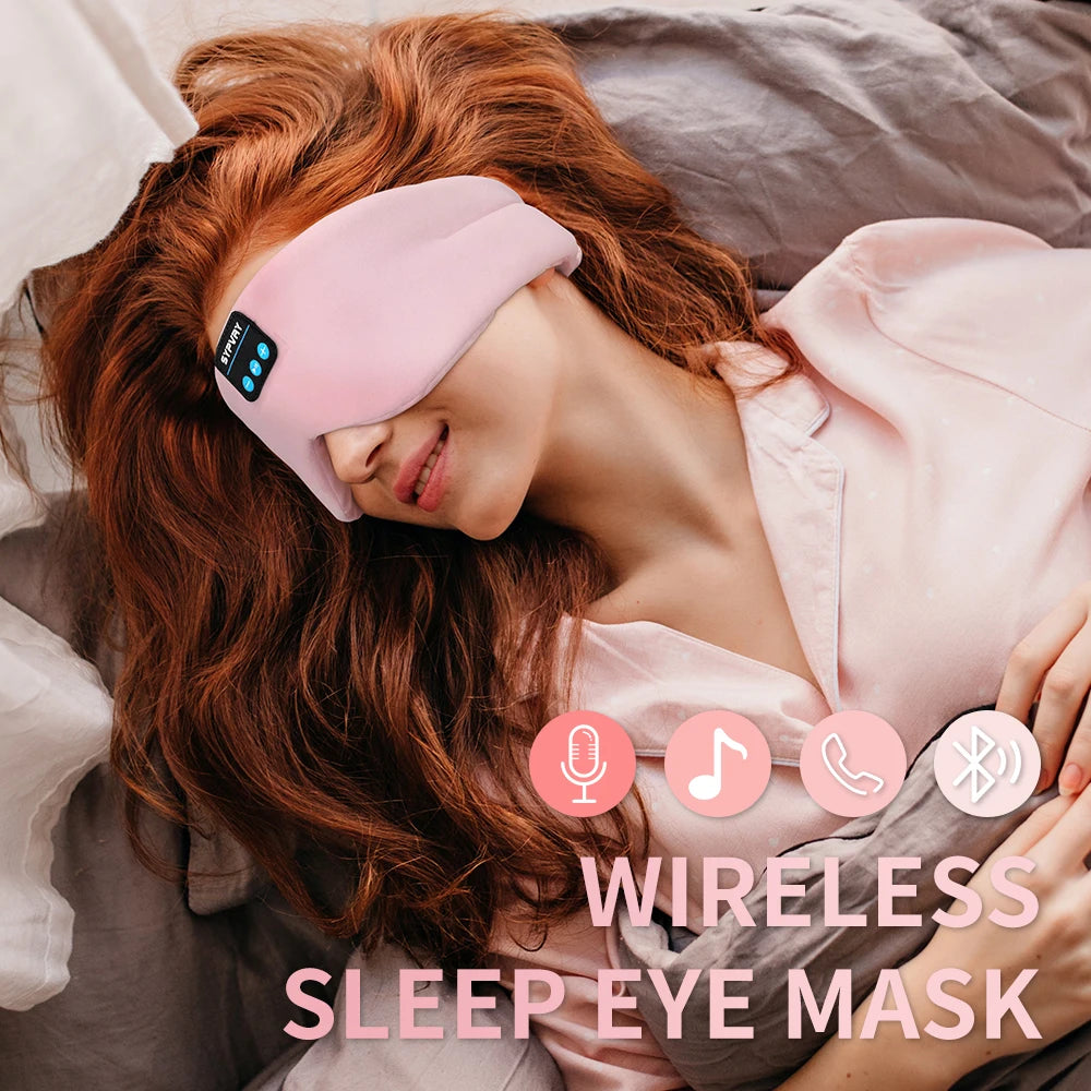 Bluetooth Sleep Mask with Wireless Headphones