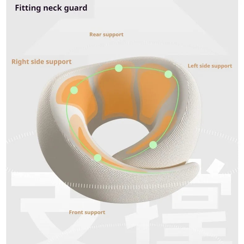 Memory Foam Travel Neck Pillow with Ergonomic U-Shape Support