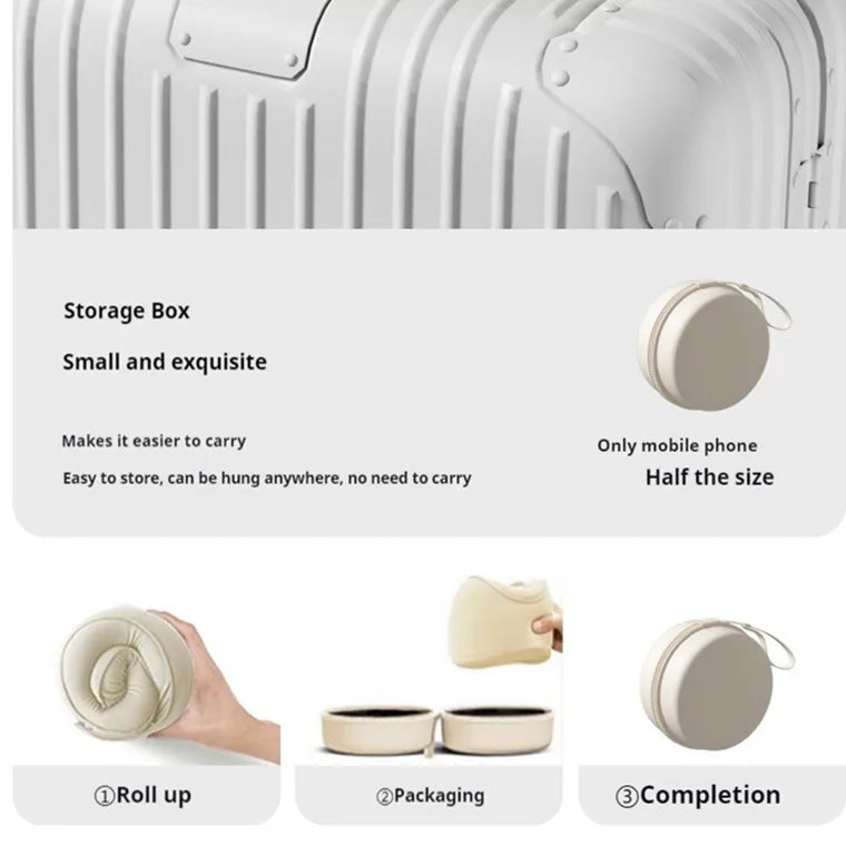Memory Foam Travel Neck Pillow with Ergonomic U-Shape Support