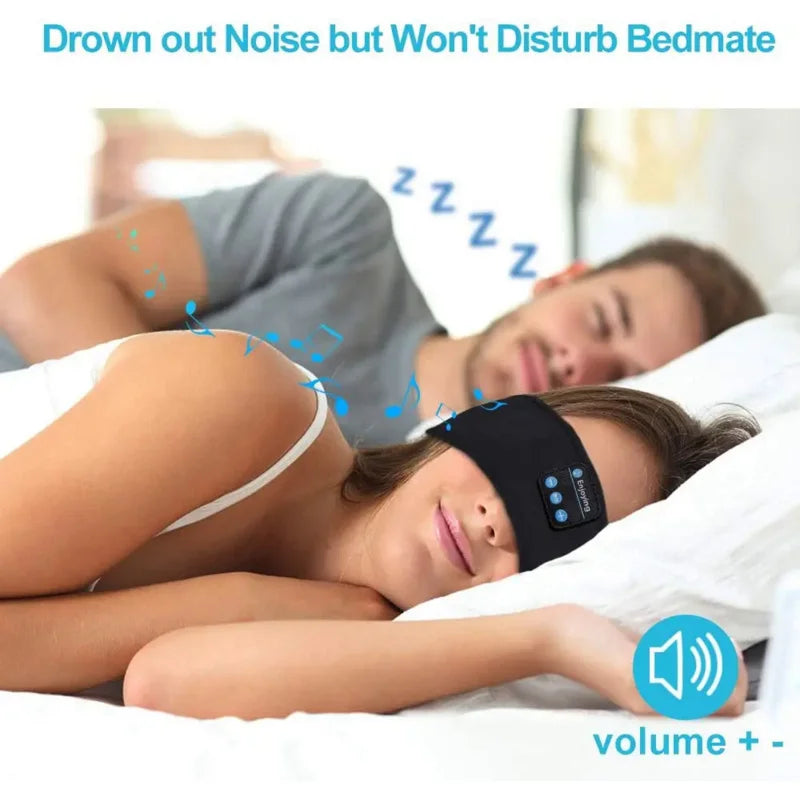 Bluetooth Sleep Mask Headband with Wireless Headphones