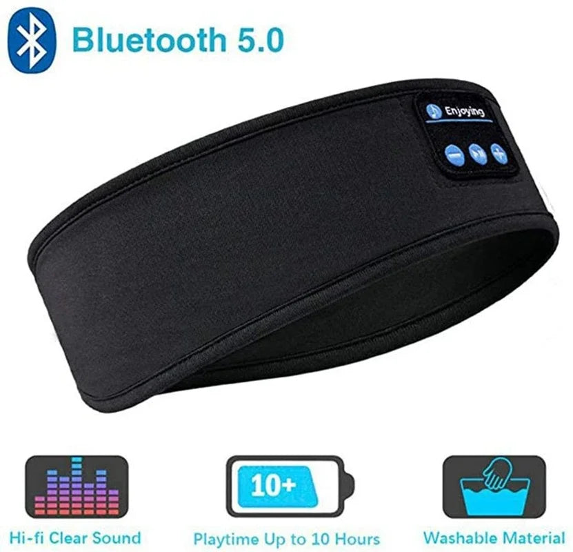 Bluetooth Sleep Mask Headband with Wireless Headphones