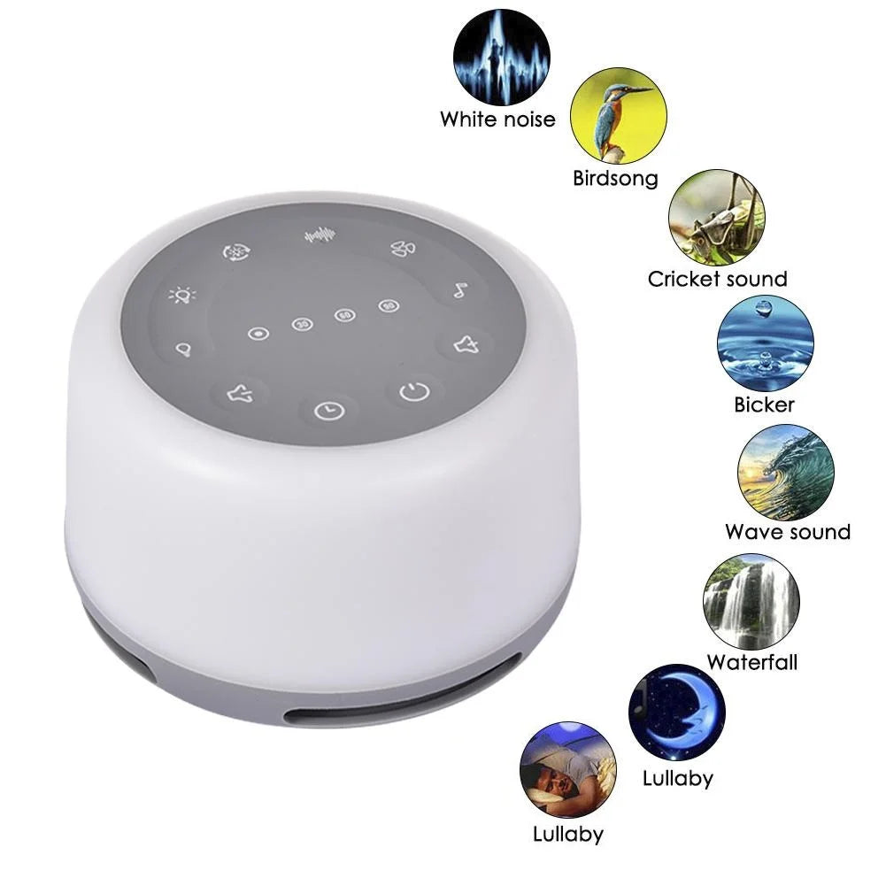White Noise Sound Machine with Night Light