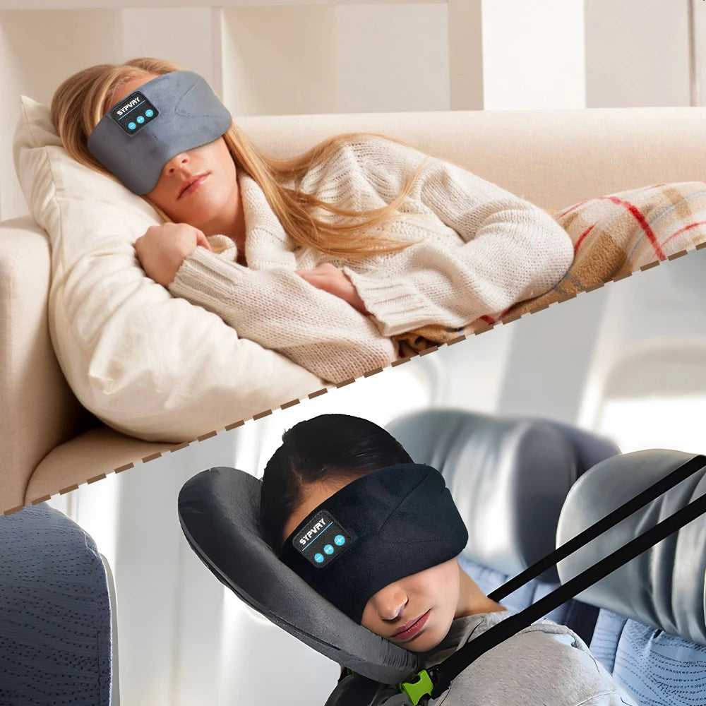 Bluetooth 5.3 Sleep Mask with Wireless Headphones