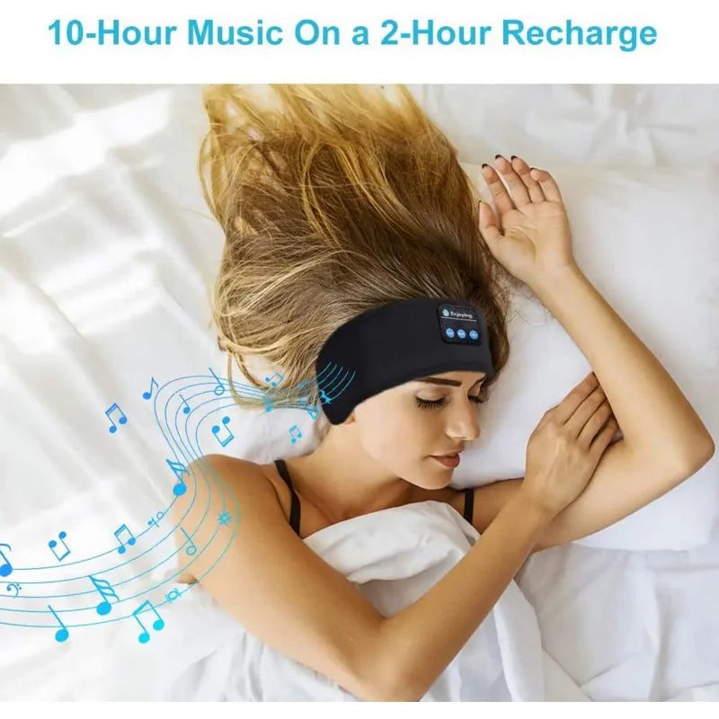Bluetooth Sleep Mask Headband with Wireless Headphones