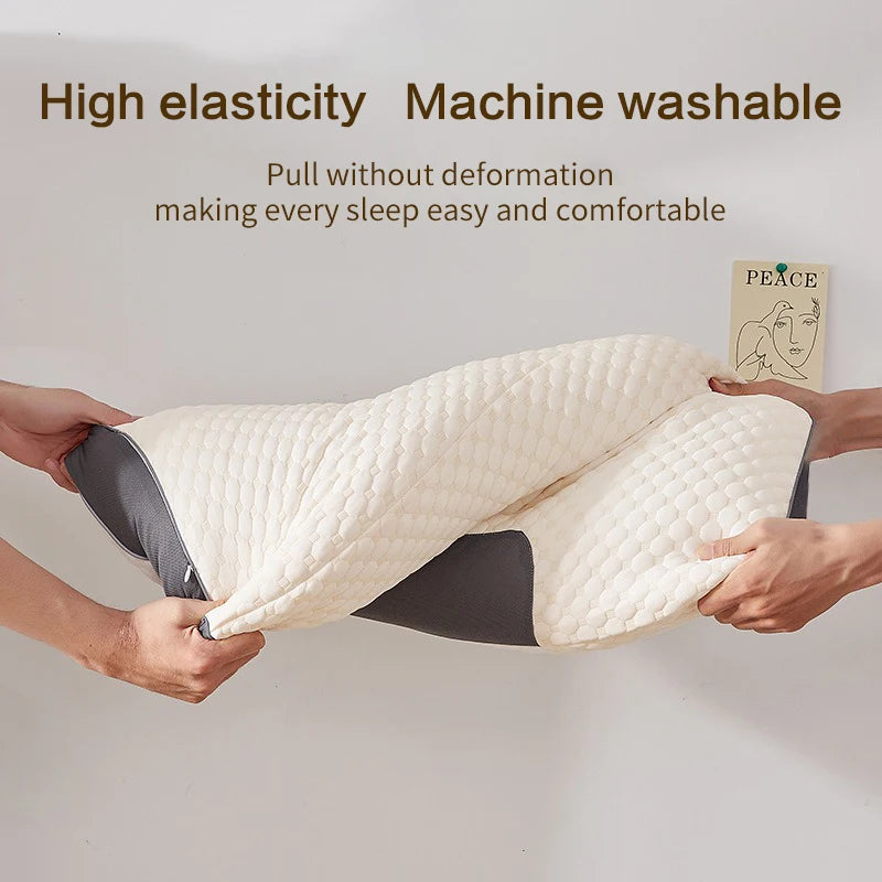 Contoured Neck Pillow with Soybean Fiber Fill 48x74cm