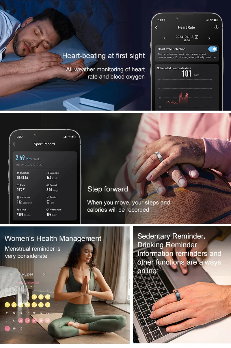 Smart Ring – Sleep, Recovery & Health Tracking Ring