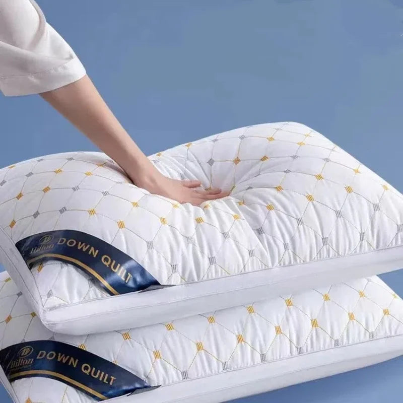 Contoured Neck Support Pillow for Comfortable Sleep
