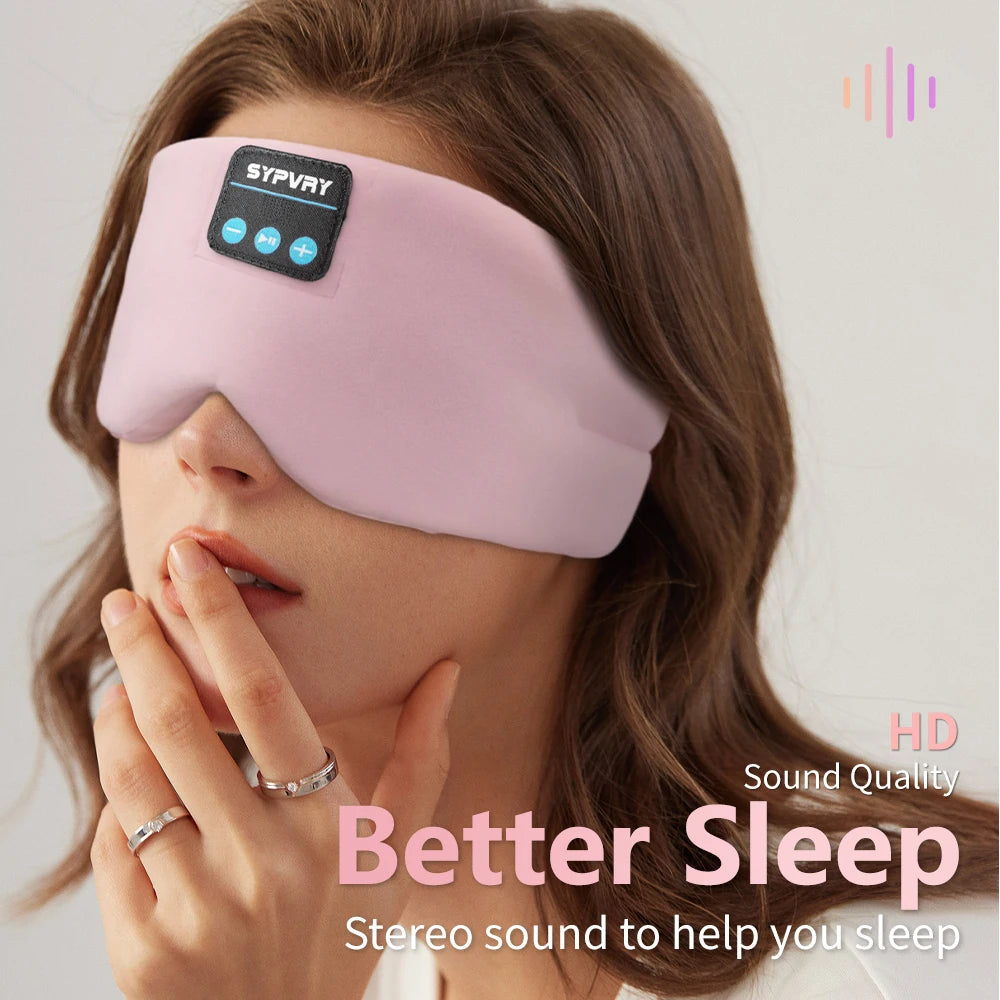 Bluetooth Sleep Mask with Wireless Headphones