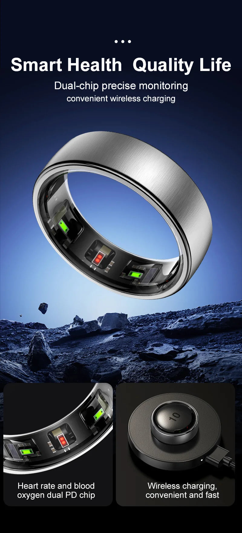 Smart Ring – Sleep, Recovery & Health Tracking Ring