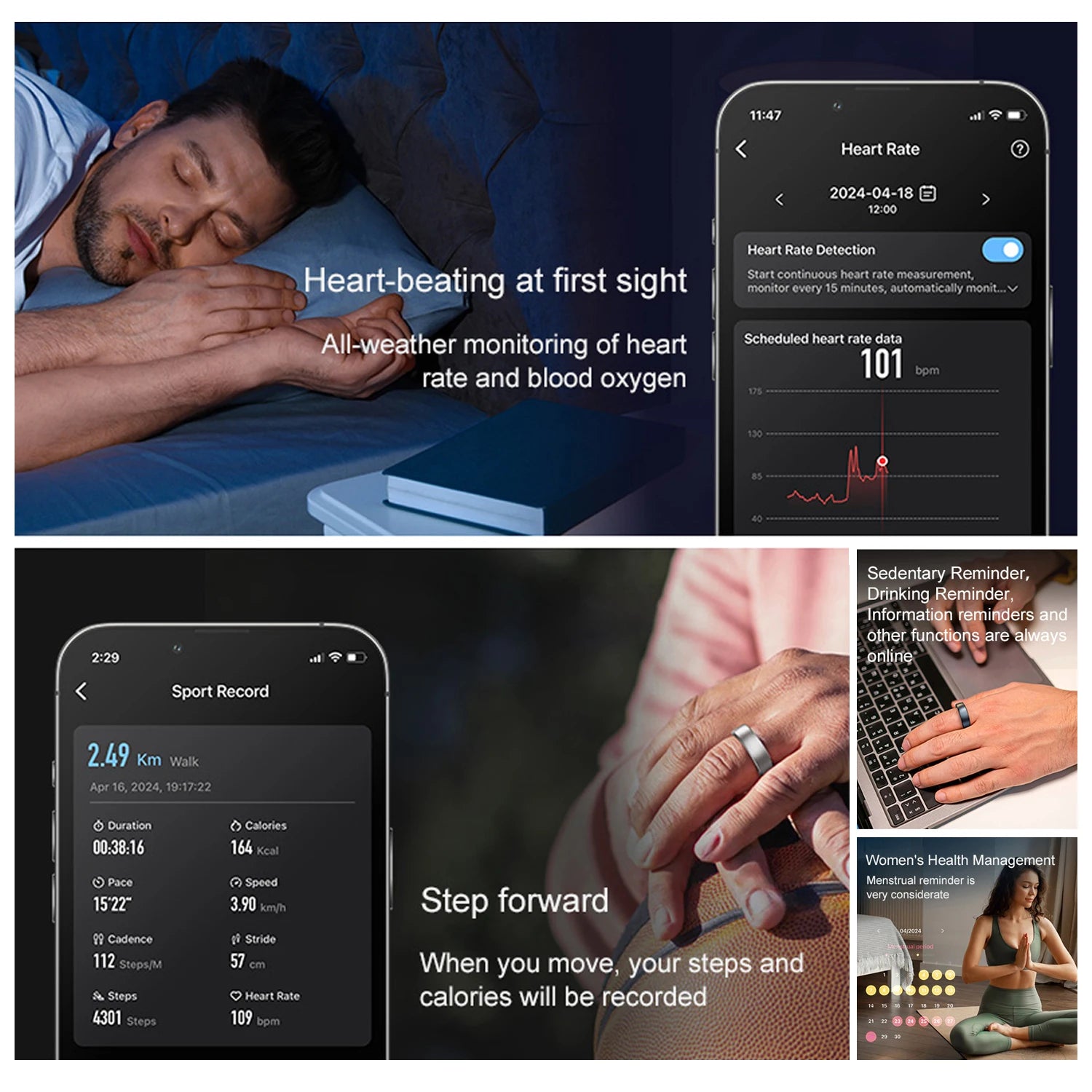 Smart Ring – Sleep, Recovery & Health Tracking Ring