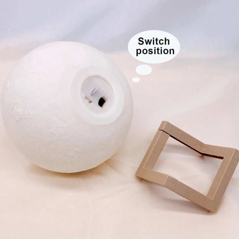 Moon Lamp - LED Night Light with Stand for Bedroom