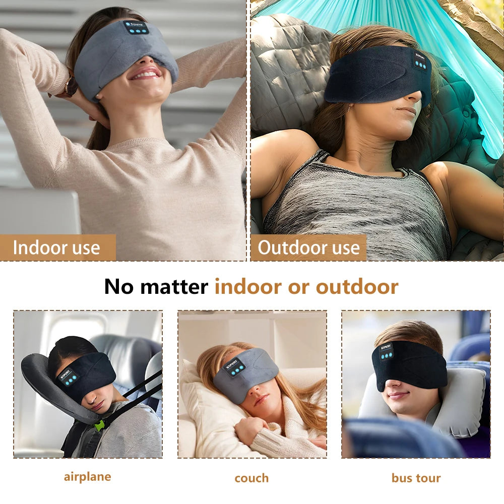 Bluetooth 5.3 Sleep Mask with Wireless Headphones