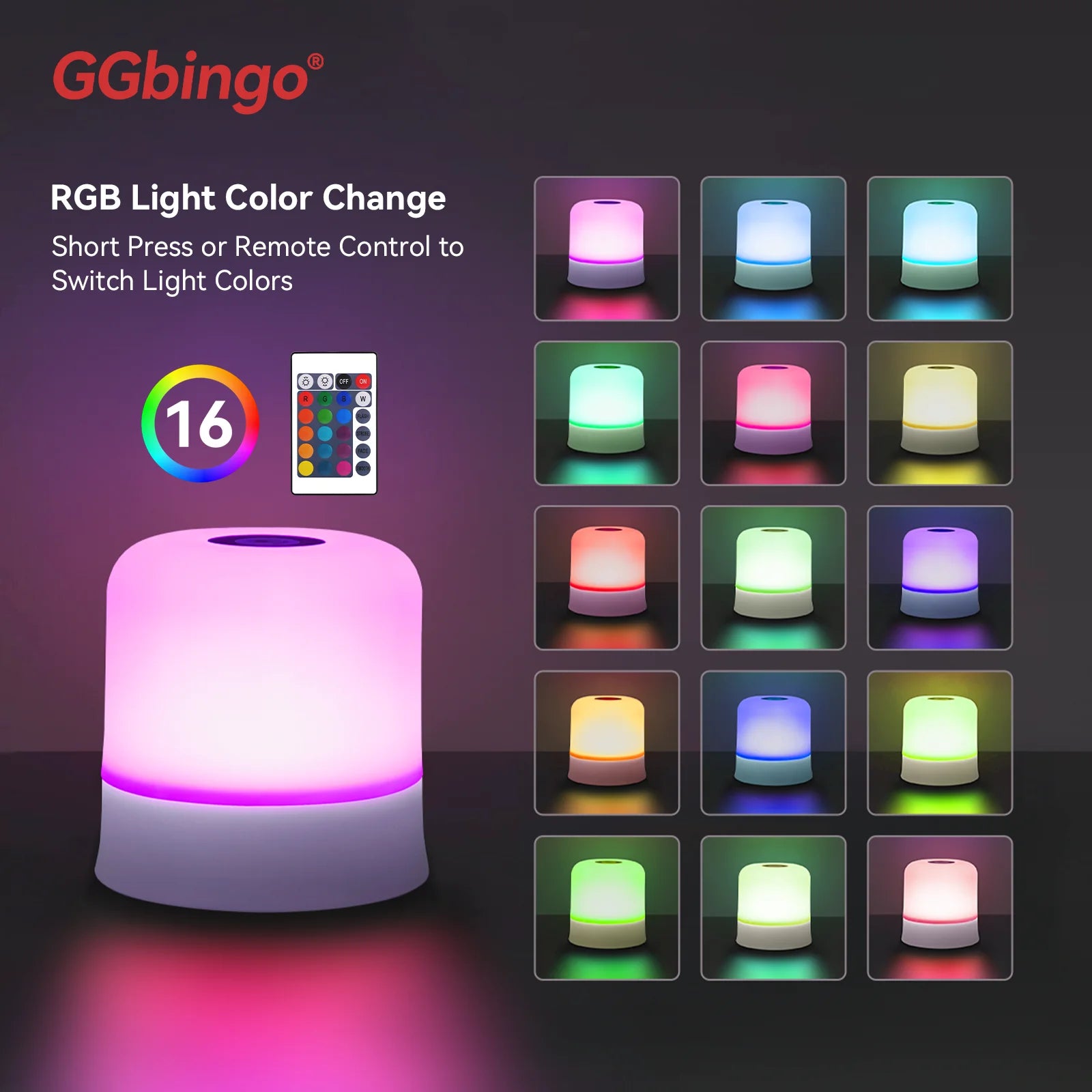 RGB Touch Night Light