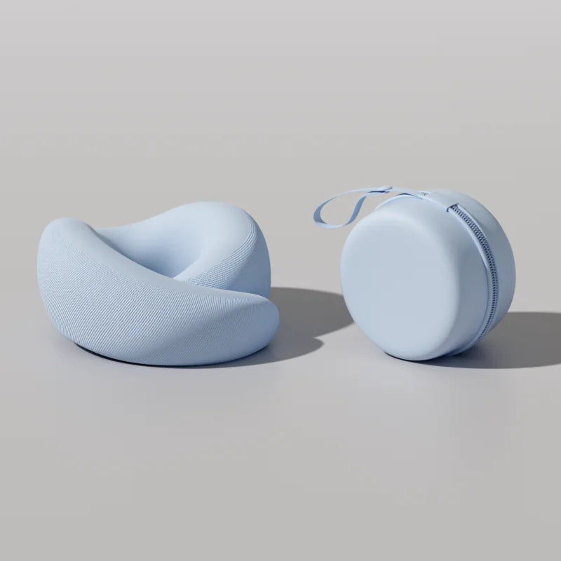 Memory Foam Travel Neck Pillow with Ergonomic U-Shape Support