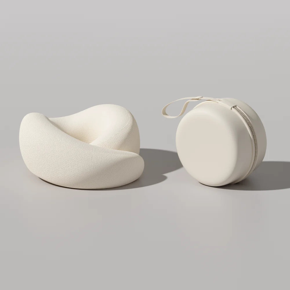 Memory Foam Travel Neck Pillow with Ergonomic U-Shape Support