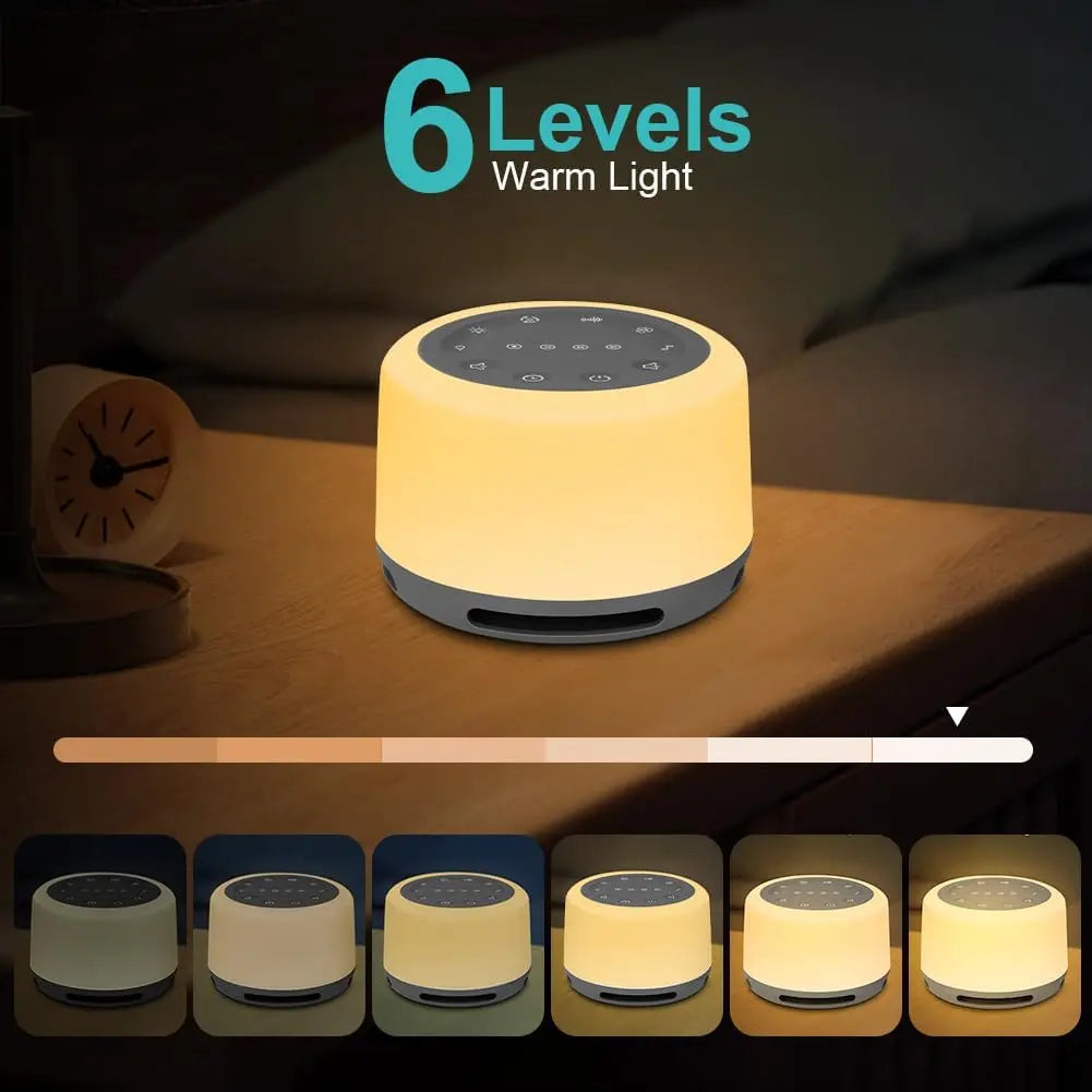 White Noise Sound Machine with Night Light