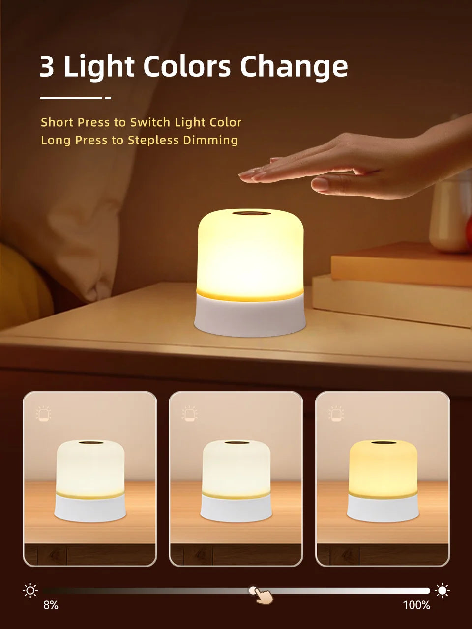 RGB Touch Night Light