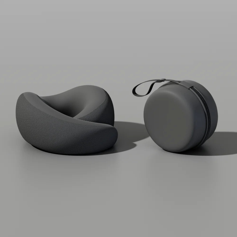Memory Foam Travel Neck Pillow with Ergonomic U-Shape Support