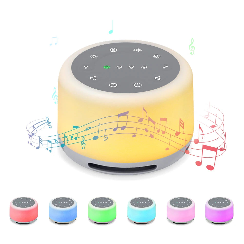 White Noise Sound Machine with Night Light
