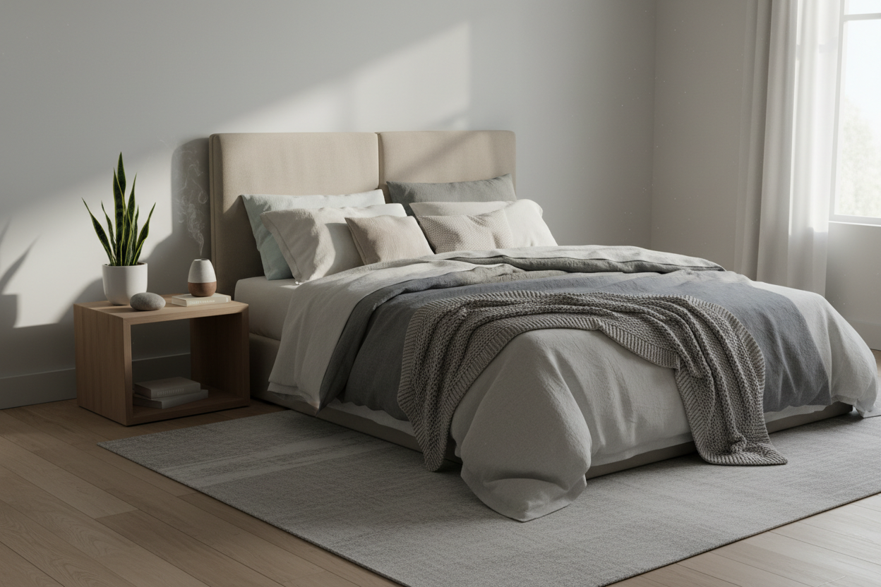 Premium sleep wellness hero background